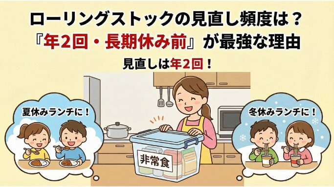 防災食の見直しはいつ?